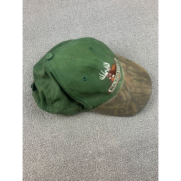 Vintage Buckmasters One Size Green Camo Hunting Deer Hat Adjustable Cap - Picture 5 of 7